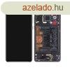 Huawei P30 fekete gyri LCD kijelz rintvel s kerettel HB