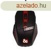 KONIX Dungeons & Dragons Gaming mouse Black/Red