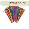 Szvszl papr hajlthat 200 db/csomag sznes