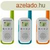 Motorola Talkabout T42 Triple Walkie-Talkie (3 Pcs) Blue/Ora