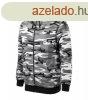 Malfini Camo Zipper terepmints pulver kapucnival, camoufla