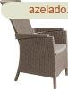 Keter Vermont llthat polyrattan kerti fotel - cappuccino 