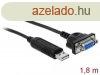 DeLock USB 2.0 to serial RS-232 adapter with compact serial 