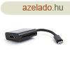 Gembird USB-C -> HDMI M/F adapter 0.15m fekete