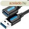 Vention USB-A 3.0/M -> USB-A 3.0/F, (hosszabbt,PVC), 1,