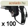 Micro USB tlt, 100 db-os csomag, 5 V, 1,2 A , 1,7 m kbel,