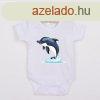 Baba body nyomtatssal New Baby Dolphin- rvid ujj