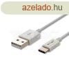 1m. C tpus USB kbel fehr ezst szria (V-TAC)