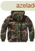 Brandit Kids Windbreaker Frontzip woodland