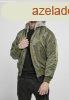 Brandit Hooded MA1 Bomber Jacket olive/grey