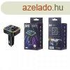 Multifunkcis auts mp3 transzmitter kt USB bemenettel, LED