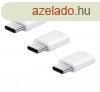 SAMSUNG adapter (microUSB aljzat - Type-C, adattvitel s t