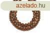 Acht geds matt szinezett bronz goly 6-6,5mm