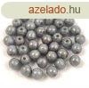 Cseh prselt goly gyngy - Light Sapphire Chrome Luster - 4