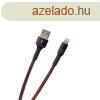 MobilNET Adat- s tltkbel USB/Lightning, 2A, 1m, fekete