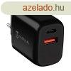 Tactical PD 20W Tlt adapter USB-A+C fekete 