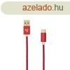 SBOX Kbel, CABLE USB Male -> TYPE-C Male 1.5 m Red