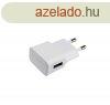 Utngyrtott fehr hlzati USB-A tltfej 1000mAh 5W