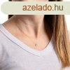14K kombinlt arany, gymnt nyaklnc - szvecskk, kerek br