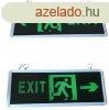 Led Exit lmpa, ktoldalas, kijratjelz vszvilgts, 3W, 