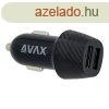 Avax CC301B CARLY 12W Car Charger Black