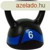 Kettlebell, fles slyz 6 kg, manyag bevonattal, PRO-Sport