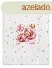 BabyLion Puha pelenkz lap 50x70 cm - Rzsaszn alv maci