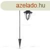 LED-es szolr lmpa - kandelber - 80 cm - fekete - hidegfeh