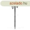 LED-es szolr lmpa - kandelber - 137 cm - fekete - hidegfe