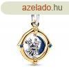 Pandora Romantikus bicolor med&#xE1;l Szerelmes Mickey &