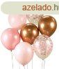 Sznes Pink-Copper lggmb, lufi szett 7 db-os 12 inch (30 c