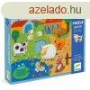 ris puzzle - Tanyasi llatsimogat, 12+8 db-os - Tactile f