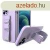 Ktl tok Gel TPU lgzsk telefontok iPhone 12 Pro lila
