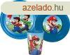 Super Mario Mushroom Kingdom tkszlet, manyag szett