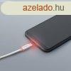 DeLight USB Type-C adatkbel 1m, LED fnnyel - ezst (55442C
