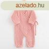 Baba muszlin kezeslbas New Baby pink