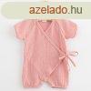 Baba nyri muszlin kezeslbas New Baby pink