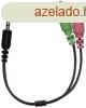 Genius ACC-100 3,5mm jack - 2x 3,5mm 24cm Black