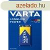 Elem 9V 6LR61 Longlife Power 1 db/csomag, Varta