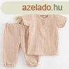 Baba muszlin szett pl s nadrg New Baby beige