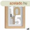 Fnykpkeret 16 x 21 x 2,5 cm Termszetes veg Fa MDF (6 egy