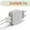 USB Hlzati adapter (2xUSB, fehr)