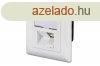 Digitus DN-9008-1 csatlakozaljzat 2 x RJ-45 White