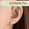 9 kartos arany flbeval szv alak, tltsz cirknival, 