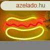 Hot Dog Fali LED neon jszakai lmpa