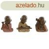 Dekoratv Figura Home ESPRIT Narancszn Korall Lime Gyanta S