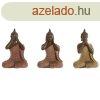 Dekoratv Figura Home ESPRIT Narancszn Korall Lime Gyanta B