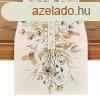 Lenvszon asztali fut vadvirg s levl mintval