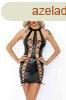  Powerwetlook dress with double lace-up front - M 