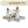 Karcsonyi gyertyatart DKD Home Decor Kristly Fa (17 x 17 